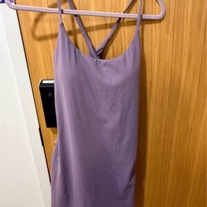 HALARA Lavender Dress with Spaghetti Straps